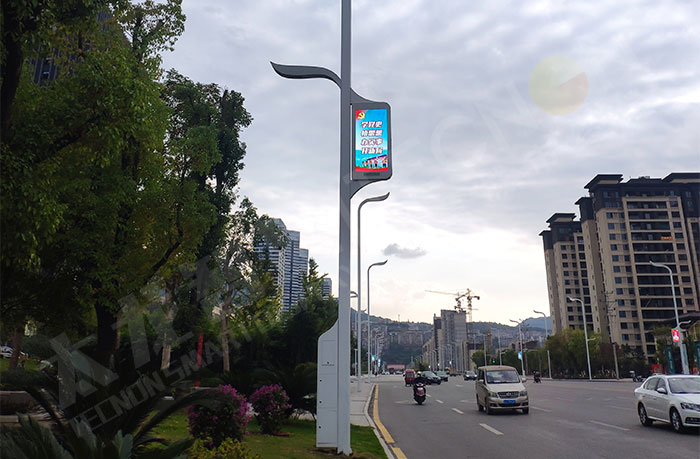智慧灯杆屏场景融合应用